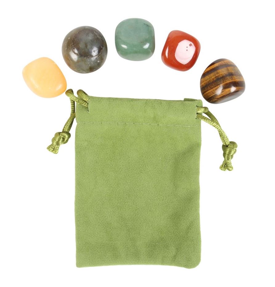 Leo Crystal Tumble stone Set – Unleash Your Inner Strength