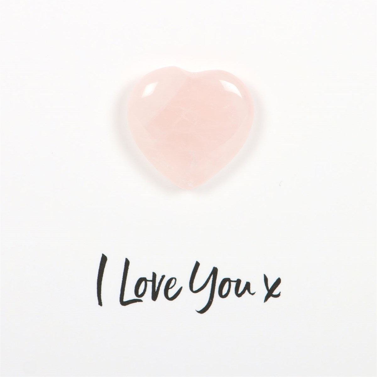 I Love You Rose Quartz Card