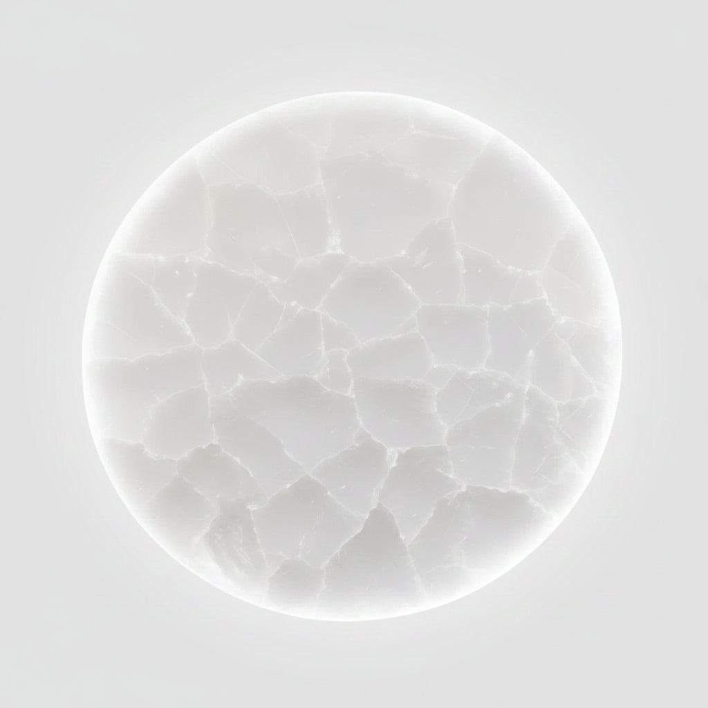 Selenite Charging Plate 70mm | Crystal Cleansing & Charging Plate