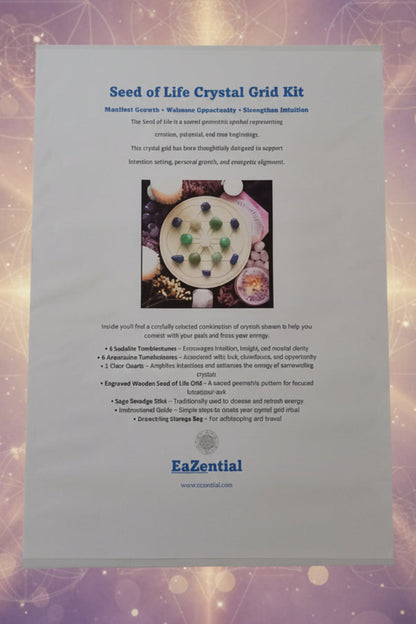 Seed of Life Crystal Grid Set