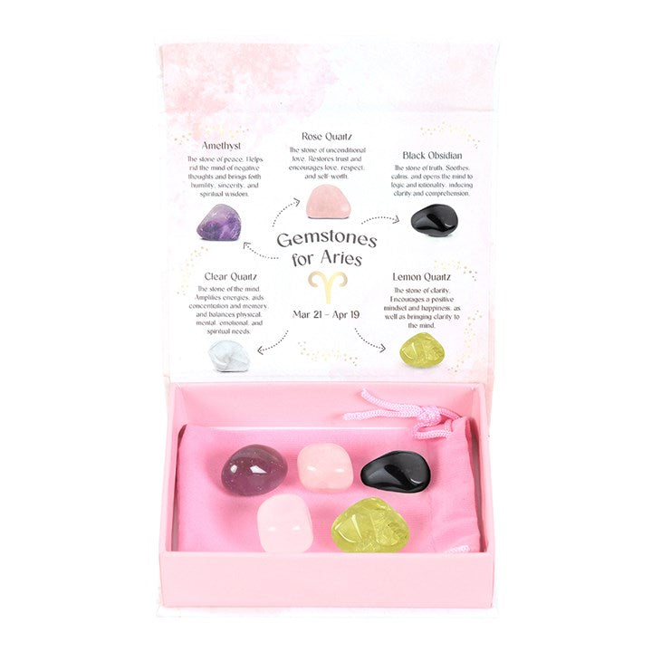 Aries Crystal Tumble stone Set