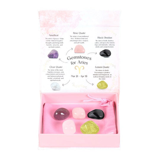 Aries Crystal Tumble stone Set