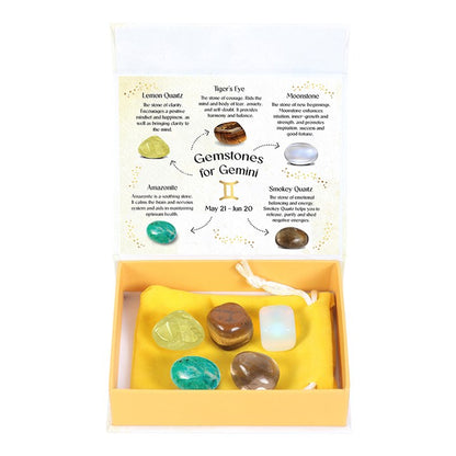 Gemini Crystal Tumble stone Set