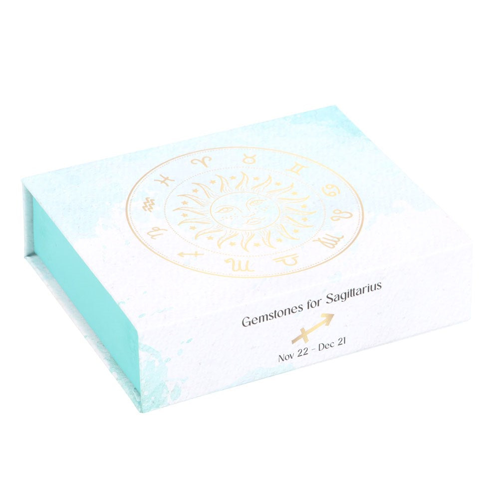 Sagittarius Crystal Tumble stone Set – Unlock the Power of Your Zodiac