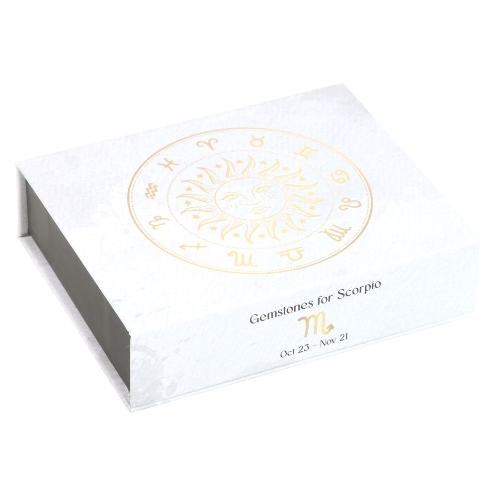 Scorpio - Unlock Your Inner Power with the Scorpio Crystal Tumble stone Set!