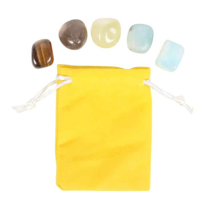 Gemini Crystal Tumble stone Set