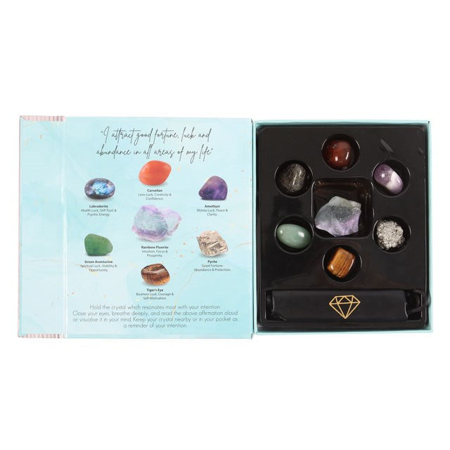 Attract Abundance and Good Fortune with Our Manifestation Crystal Gift Set
