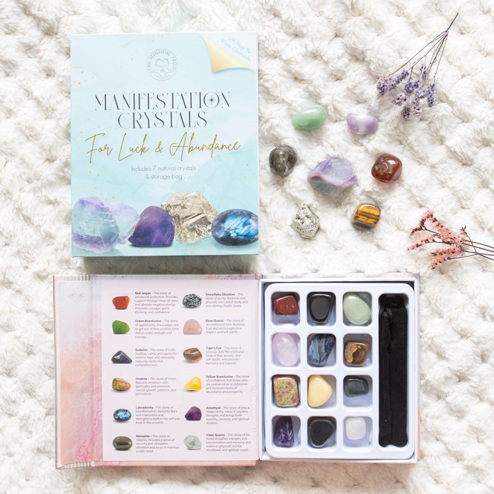 Attract Abundance and Good Fortune with Our Manifestation Crystal Gift Set