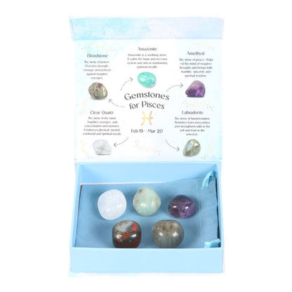 Pisces Crystal Tumble stone Set - A Must-Have for the Dreamy Pisces