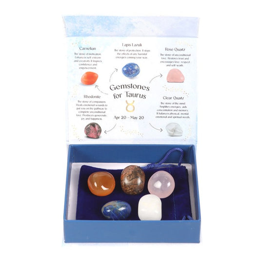 Taurus Crystal Tumble stone Set