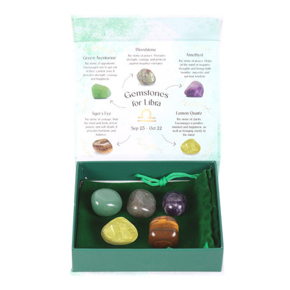 Libra - Elevate Your Energy with Our Exquisite Crystal Tumble stone set