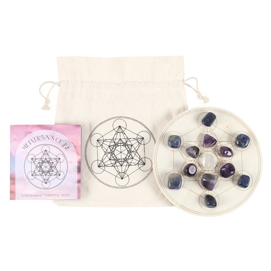 Metatron's Cube Crystal Grid Set – Elevate Your Energy, Find Inner Peace
