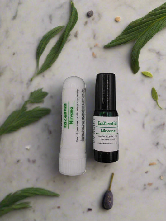 NIRVANA 5ml - Roller ball and Inhaler Duo  - Anxiety Relief Blend